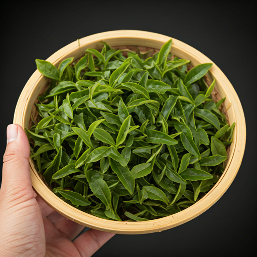 Tea leaves drying